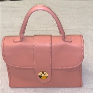 NWOT TALBOTS Light Pink Leather Satchel